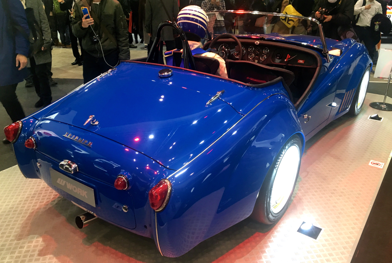 Illustration for article titled Surprisingly This Old Triumph Was The Classiest Automobile At Tokyo Auto Salon